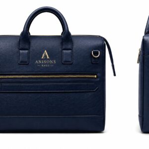 ANISONS Ultra Slim Navy Blue Laptop Bag