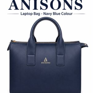 ANISONS Signature Series Navy Blue Laptop Bag