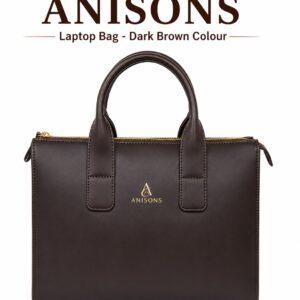 ANISONS Signature Series Dark Brown Laptop Bag