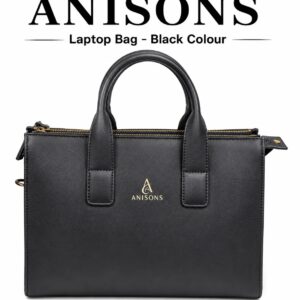 ANISONS Signature Series Black Laptop Bag