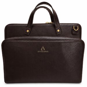 ANISONS Workstyle Series Dark Brown Laptop Bag